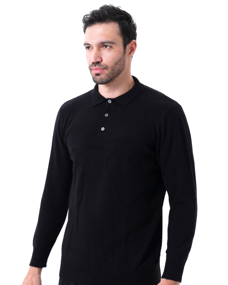 100% Cashmere Polo Shirt