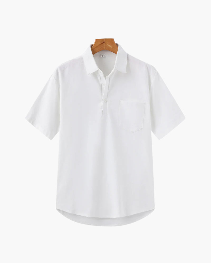 Casablanca Leinen-Poloshirt