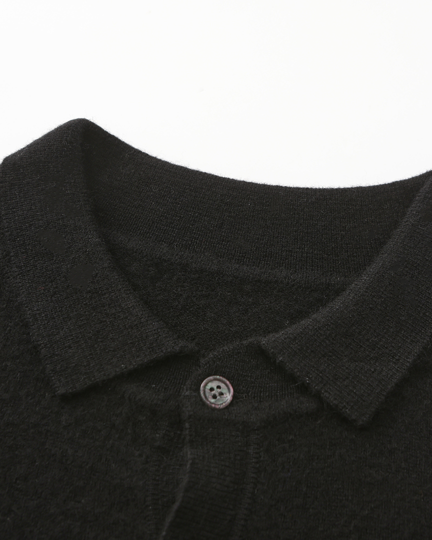 100% Cashmere Polo Shirt